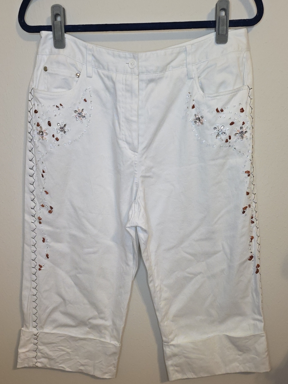 Larry Levine White Stretch Shirt